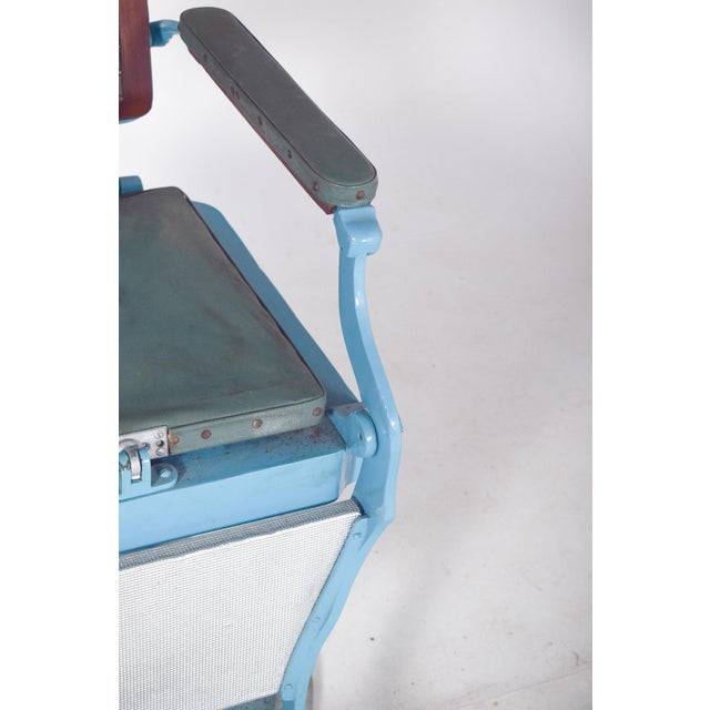 Mid-Century Portuguese Barber Chair, 1950s For Sale - Image 6 of 15