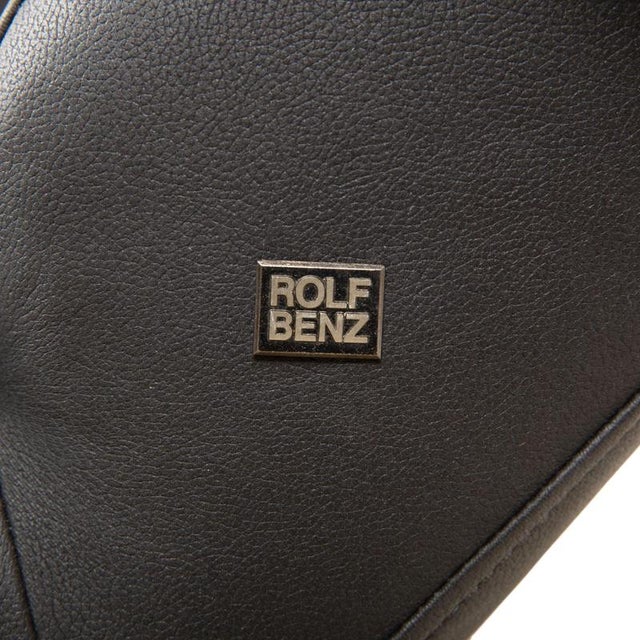 Black Black and Anthracite Upholstered Model 2600 Chaise Lounge by Rolf Benz For Sale - Image 8 of 13
