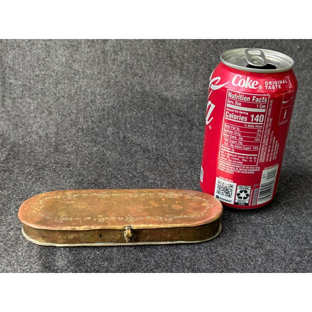 Antique Dutch Copper Tobacco Box For Sale - Image 11 of 18