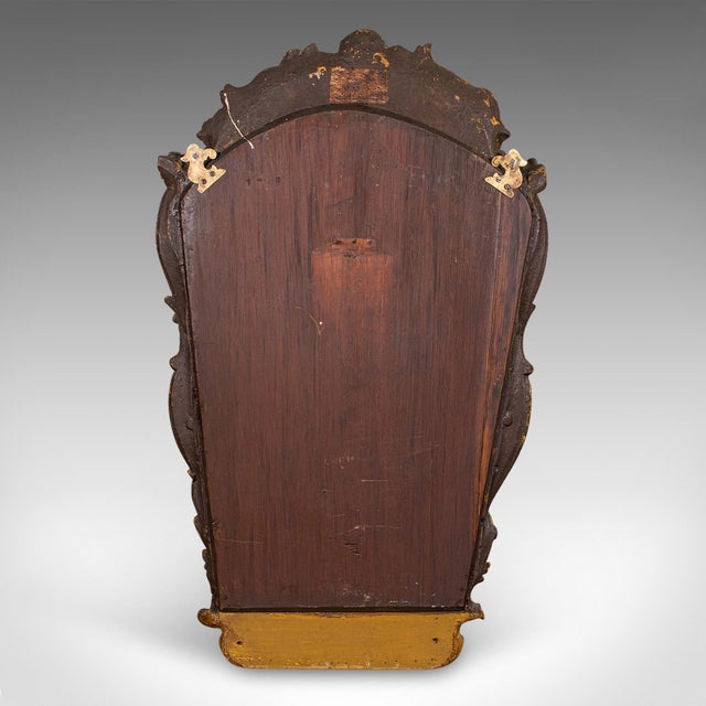 1850's Antique Hall Mirror For Sale - Image 9 of 9