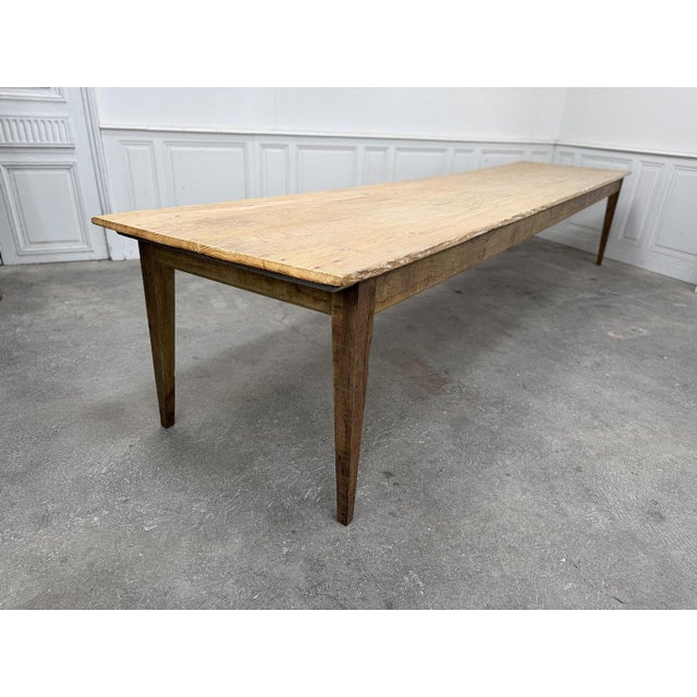 Large Wooden Table, 1940 For Sale - Image 3 of 13