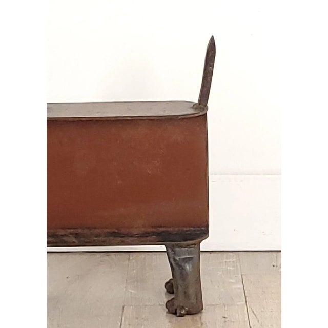 1980s Amusing Brutalist Iron Statue of a Dog, Bay Area, California, Circa 1980 For Sale - Image 5 of 9