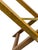 Vintage English Style Campaign Folding Tray Tables, Pair – Brass Gallery Tray on Folding Wooden Stands For Sale - Image 11 of 18