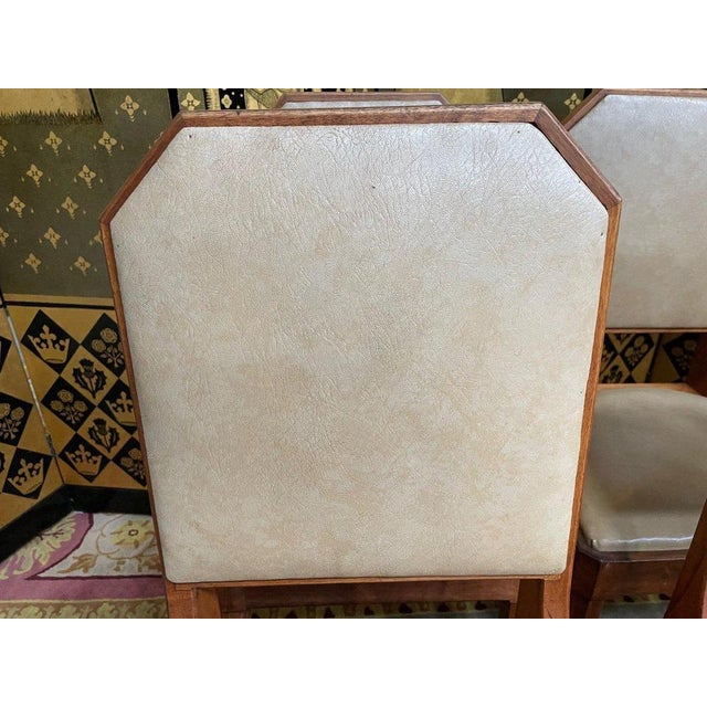 Art Deco Chairs, Set of 6 For Sale - Image 3 of 13