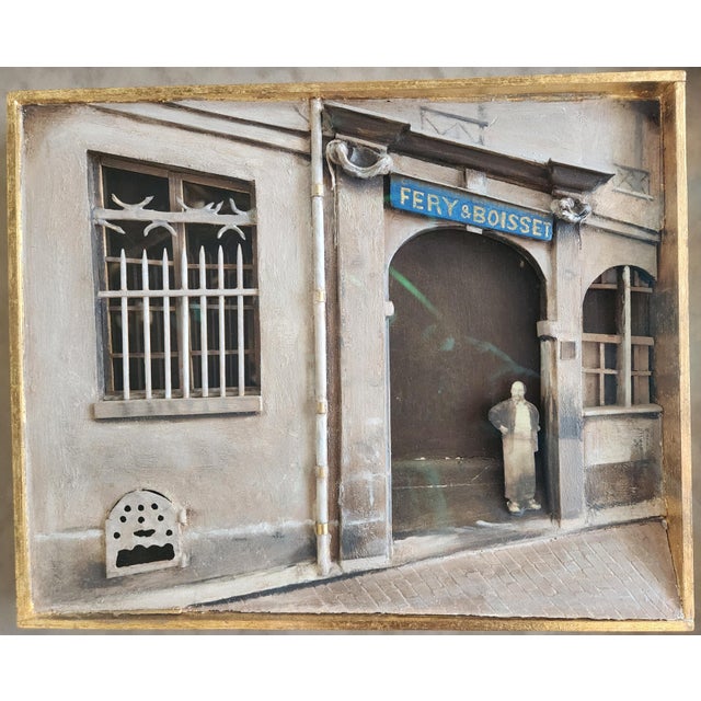 2000 - 2009 Contemporary "Old Paris". Outsider Art Shadow Boxes by Kevin Delaney, c. 2005 For Sale - Image 5 of 11