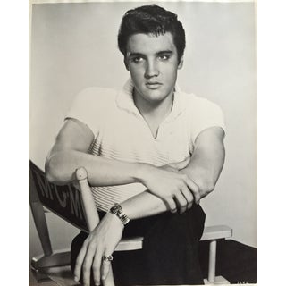 Virgil Apger Original 1950s Elvis Photograph 16" X 20" For Sale