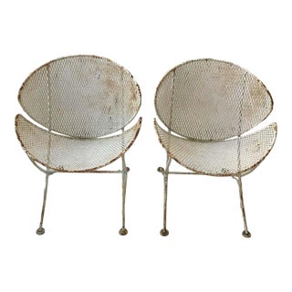 1960s Salterini Clam Shell Chairs - a Pair, Attributed For Sale