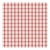 Schumacher Crawford Linen Check Fabric in Red For Sale