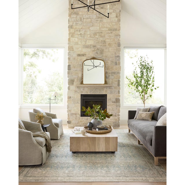 Angela Rose x Loloi Aubrey Rug Jade / Natural 7'-6" x 9'-6" Area Rug For Sale - Image 9 of 9