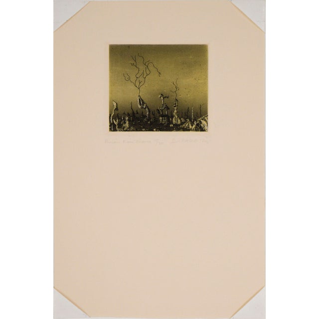 1970s "Arian Moon Chance" - 1975 Surrealist Lithograph on Paper by Jim Crabb For Sale - Image 5 of 5