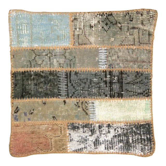 1960s Turkish Patchwork Pillow For Sale