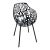 Janus Et Cie Forest Black Aluminum Outdoor Dining Armchairs – 22 Available For Sale