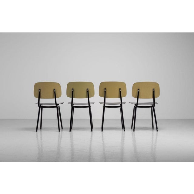 Dutch Revolt Chairs by Friso Kramer for Ahrend De Cirkel, 1953, Set of 4 For Sale - Image 17 of 18