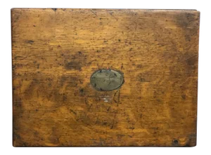 20th Century Campaign Oak Letter Box