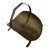 MCM Hammered & Strapped Metal Firewood Carrier For Sale