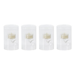 Kelly 4-Piece Set Glass Tealight Holder/Hurricane, S For Sale