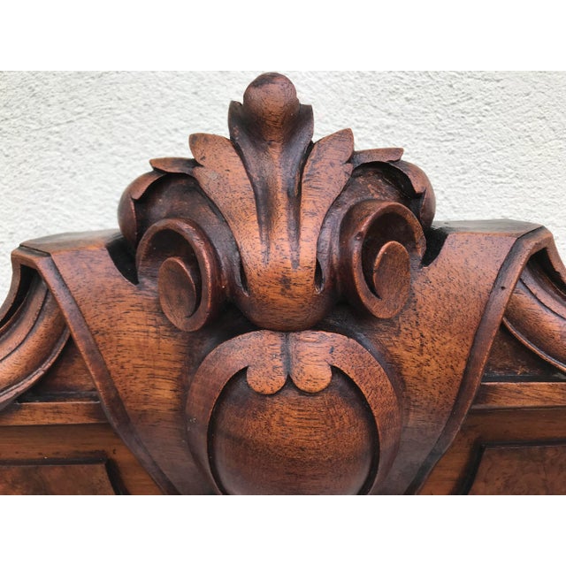 Historic Walnut Pediment For Sale - Image 11 of 18