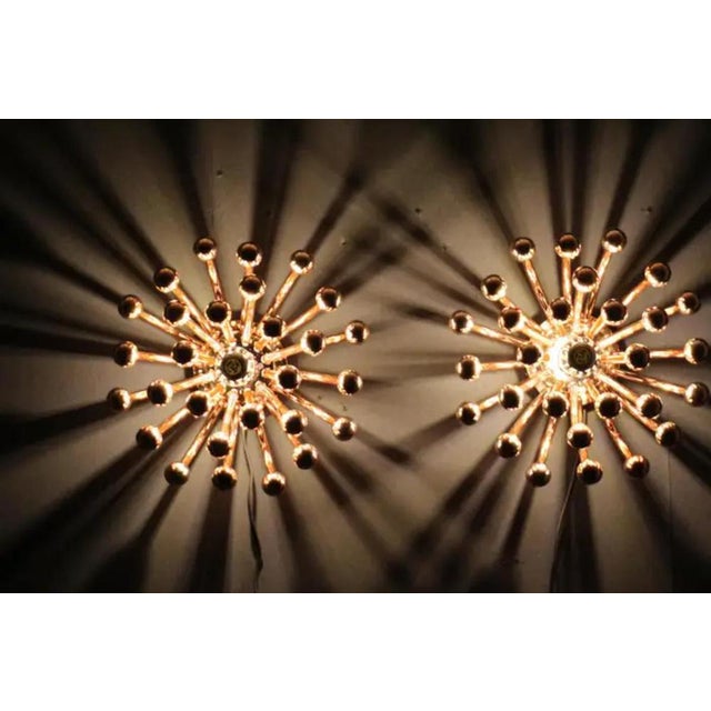 Pink Gold Pistillo Chandelier Table Lamps or Wall Lamps from Valenti Milano, 2010, Set of 2 For Sale - Image 16 of 18