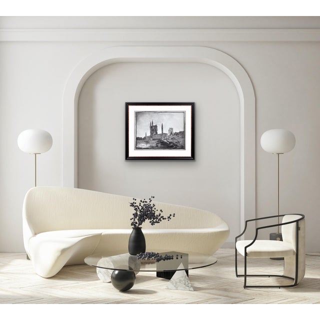 Leopold Halvoet, World War 1 Ww1 Trench Art, Belgian Soldier, Arras, France, 1915, Charcoal & Paper, Framed For Sale - Image 12 of 18