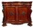 Napoleon III Curved Buffet in Mahogany For Sale