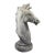 1960s Immense Vintage Cast Cement, Concrete Horse Head Sculpture For Sale