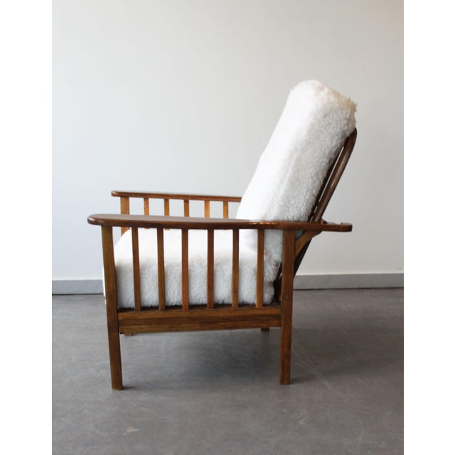 Arts & Crafts Reclining Armchair from Morris, United Kingdom, 1940s For Sale - Image 5 of 12