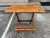 Mid-Century Modern 1950s Mid-Century Split Bamboo Folding Table For Sale - Image 3 of 12