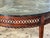 Massive Antique Demilune Mahogany Console Table With Green Marble Top – Louis XVI Neoclassical / George III Style Entryway Fretwork Accent Table For Sale - Image 11 of 12