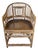1970s Brighton Pavilion Chair, Scorched Bamboo For Sale