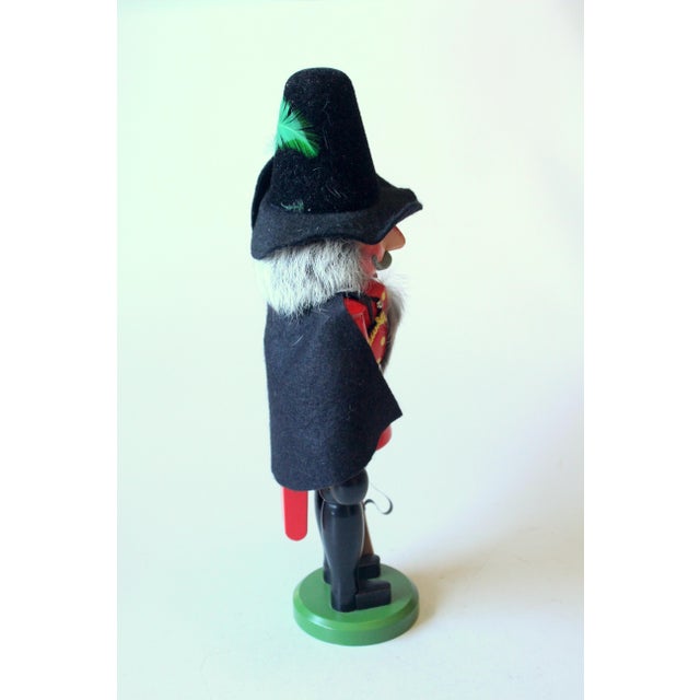 Traditional Original Handmade Wooden Nutcracker by Ulbricht/Erzgebirge - Vintage From the 60s For Sale - Image 6 of 10