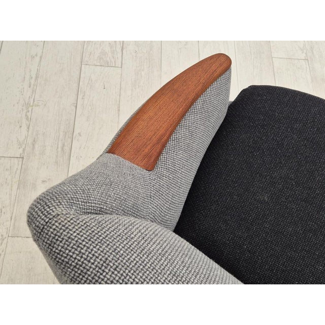 Danish Model 58 Sofa in Wool and Teak by Kurt Østervig, 1960s For Sale - Image 13 of 18