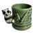 1960s Glazed Majolica Bamboo Panda Planter For Sale