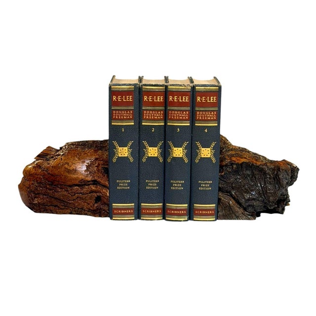 1960s Vintage Burl Wood Bookends Pair Live Edge Organic Modern Rustic MCM Heavy For Sale - Image 5 of 10