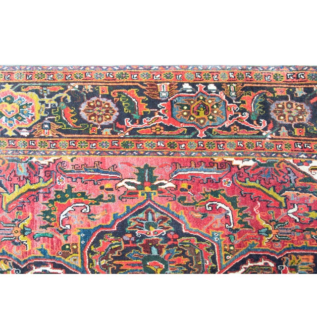 Vintage Persian Heriz Rug For Sale - Image 12 of 14