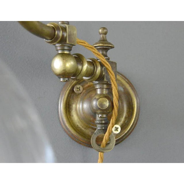 Articulated Wall Sconce by Holophane, 1890s For Sale - Image 9 of 10