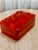 1970s Vintage Italian Red Lacquered Decorative Box For Sale - Image 5 of 9