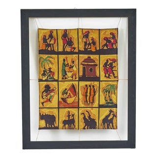 Vintage African Tapestry, 1970s For Sale