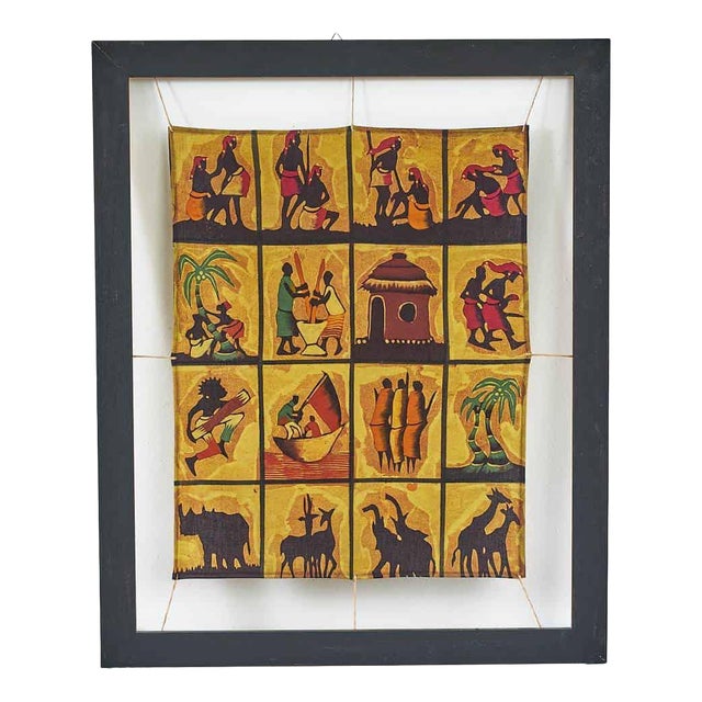 Vintage African Tapestry, 1970s For Sale