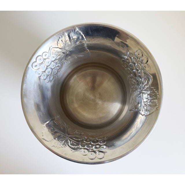 Traditional Arthur Court Grapes & Leaves Champagne Bucket, Bottle Chiller, 2002 For Sale - Image 3 of 12