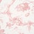 Schumacher Schumacher Toile De Fleurs Wallpaper In Pink For Sale - Image 4 of 4