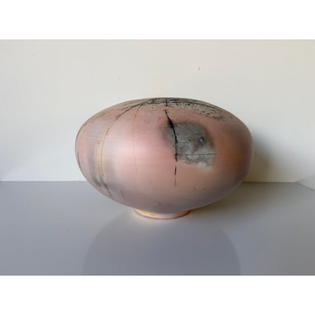 Large- 1986 Richard Mahaffey Abstract Sculptural Studio Pottery Vase – Signed For Sale In Miami - Image 6 of 12