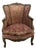 20th Century Louis XV Style Wing Chair in Patinated Beechwood For Sale