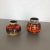 Set of two fat lava art vases Model: 284-15 284-19 Producer: Scheurich, Germany Decade: 1970s These original vintage vases...