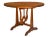 A fine French vendange tilt-top table for wine tasting, circa 1900, featuring a round or circular top of handsomely...