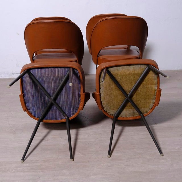 Italian Modern Armchairs, 1960s, Set of 6 For Sale - Image 17 of 18