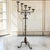 Traditional Spanish ironwork gives this striking Spanish Revival torchère its sculptural presence and distinctive...