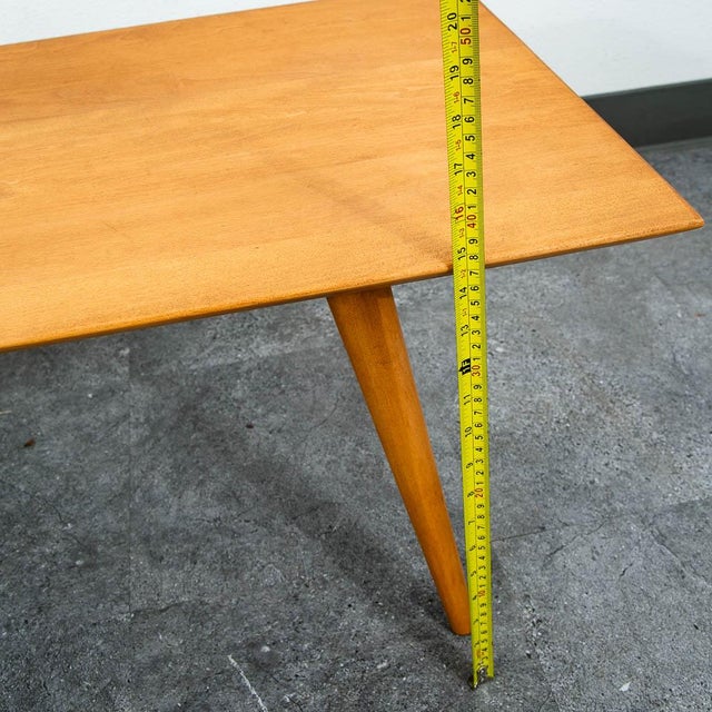Mid Century Modern Coffee Table Paul McCobb Planner Group Blonde Maple MCM For Sale - Image 11 of 11