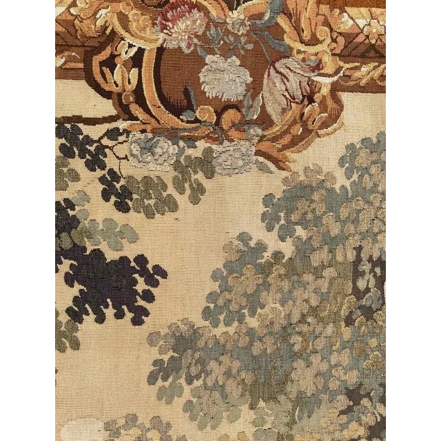 Antique French Aubusson Tapestry For Sale - Image 10 of 18