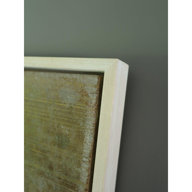 Sculpture Materials Contemporary 'Geometric Collage in Sandstone' Original Mixed Media Painting by British Artist Dave Boyd, Framed For Sale - Image 7 of 10