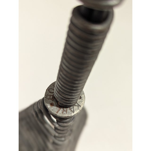 Karl Howard Steel Candlestick Holder For Sale - Image 4 of 8